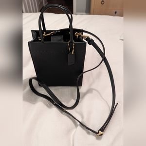 Coach Mini Cashin Tote in Amazon Green